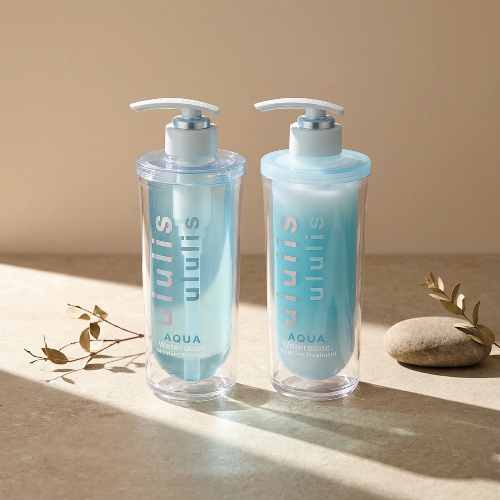 Ululis Aqua Water Conc Moisture Hair Shampoo & Treatment SET (340ml/335g)