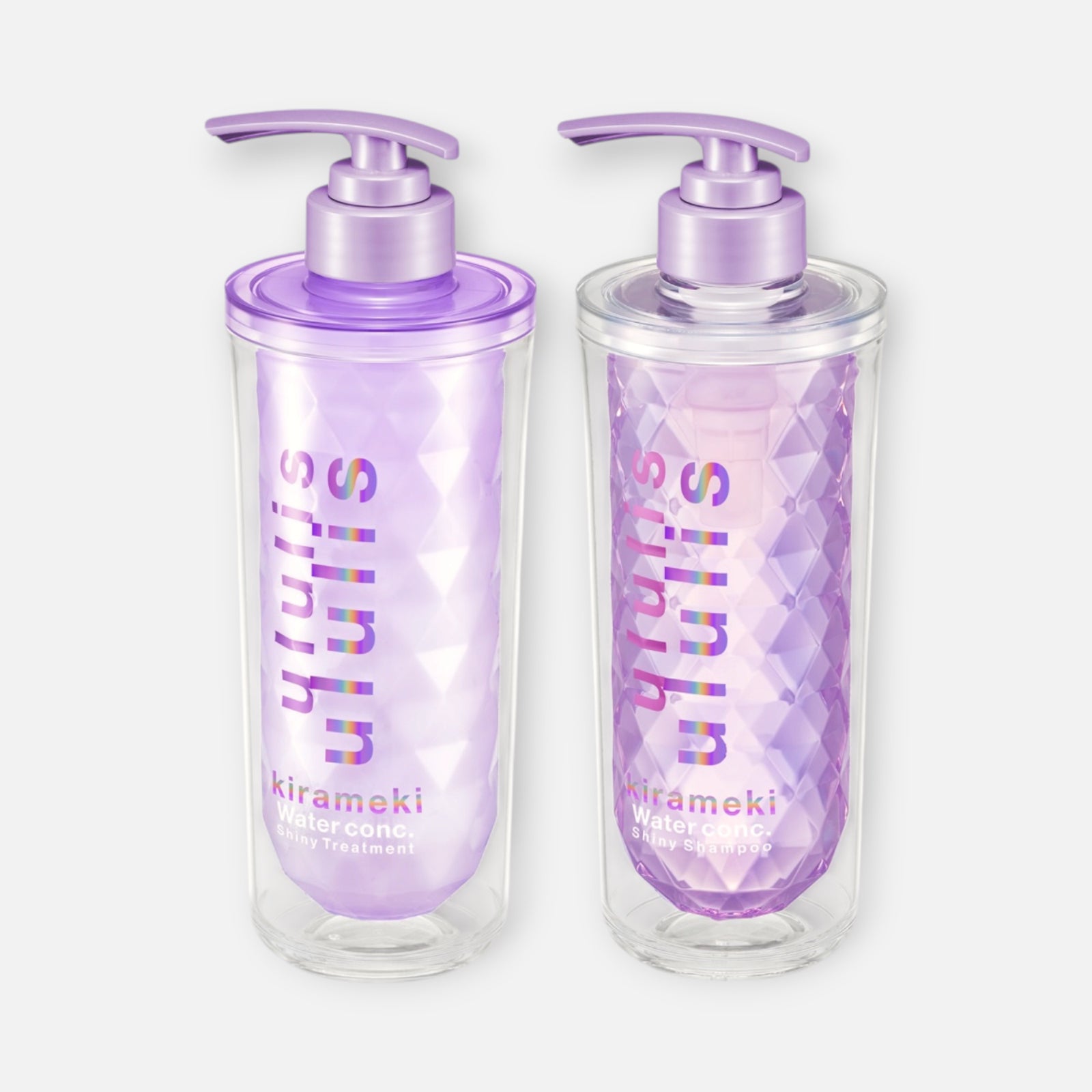 Ululis Kirameki Water Conc Shiny Hair Shampoo & Treatment SET (340ml/335g)