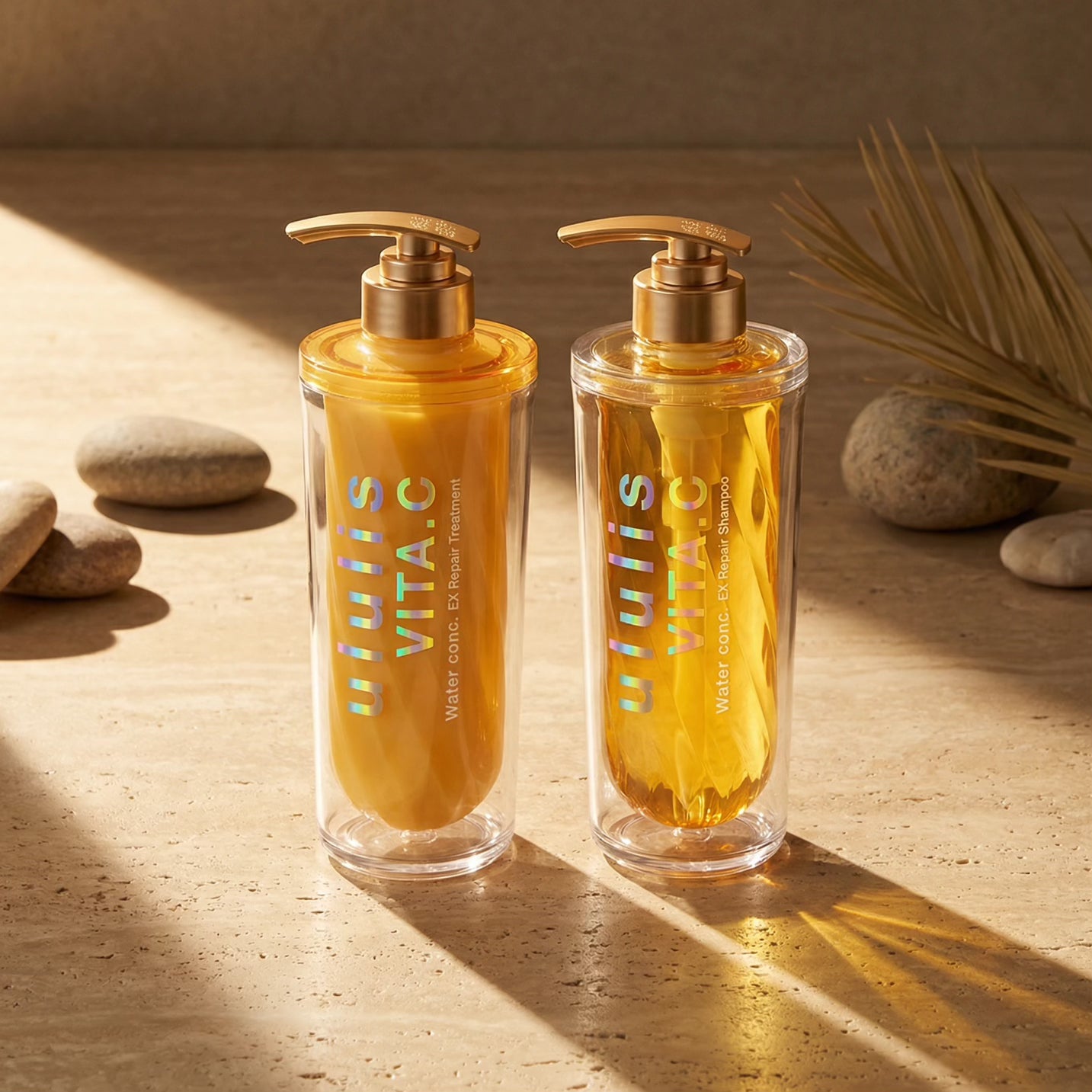 Ululis Vita C Water Conc EX Repair Hair Shampoo & Treatment SET (340ml/335g)