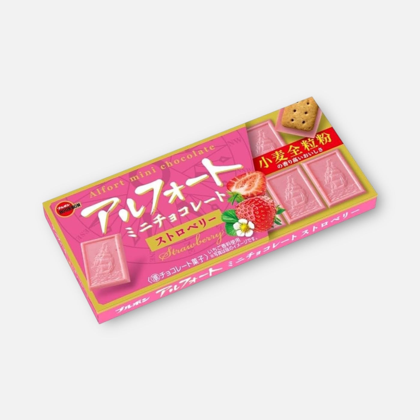 Bourbon Alfort Mini Chocolate Strawberry (12 units)