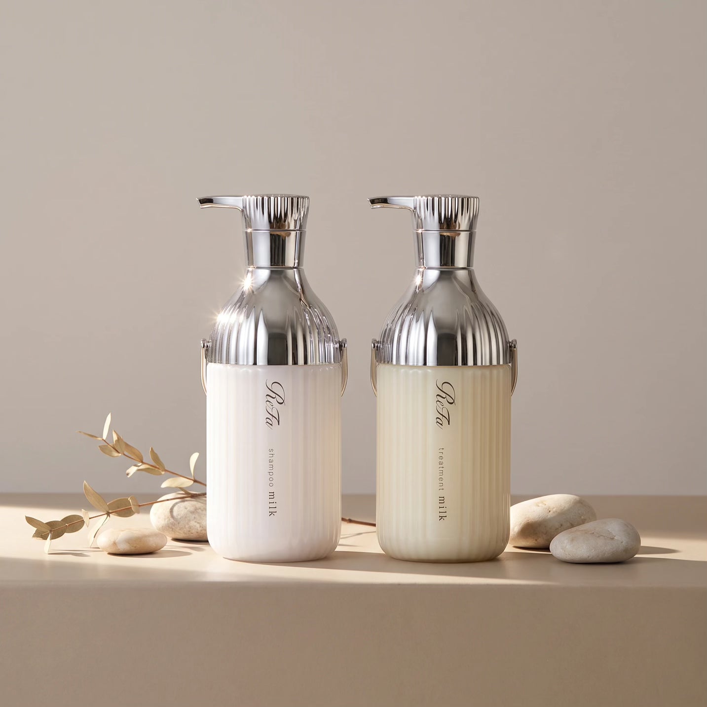 ReFa Milk Shampoo & Treatment SET (White) (500ml Each)