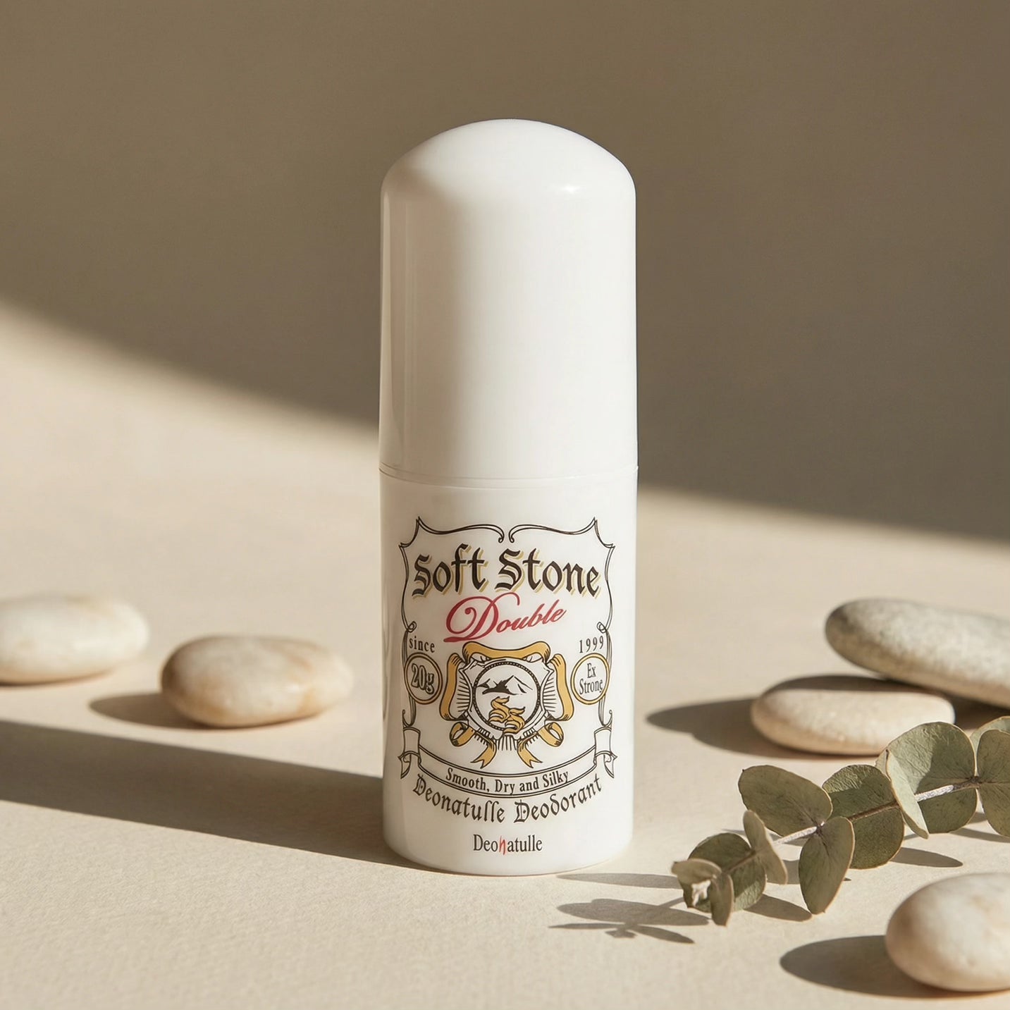 Deonatulle Soft Stone Double Deodorant Antiperspirant Stick 20g