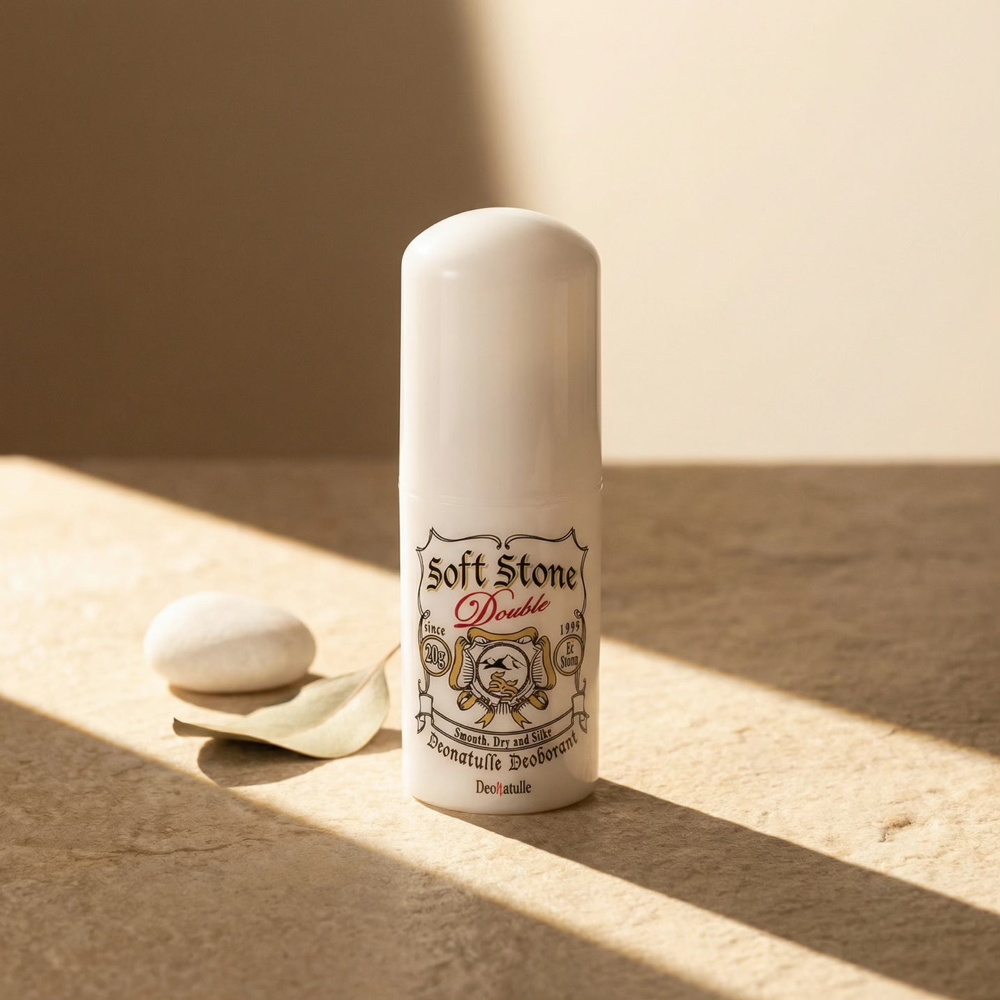 Deonatulle Soft Stone Double Deodorant Antiperspirant Stick 20g