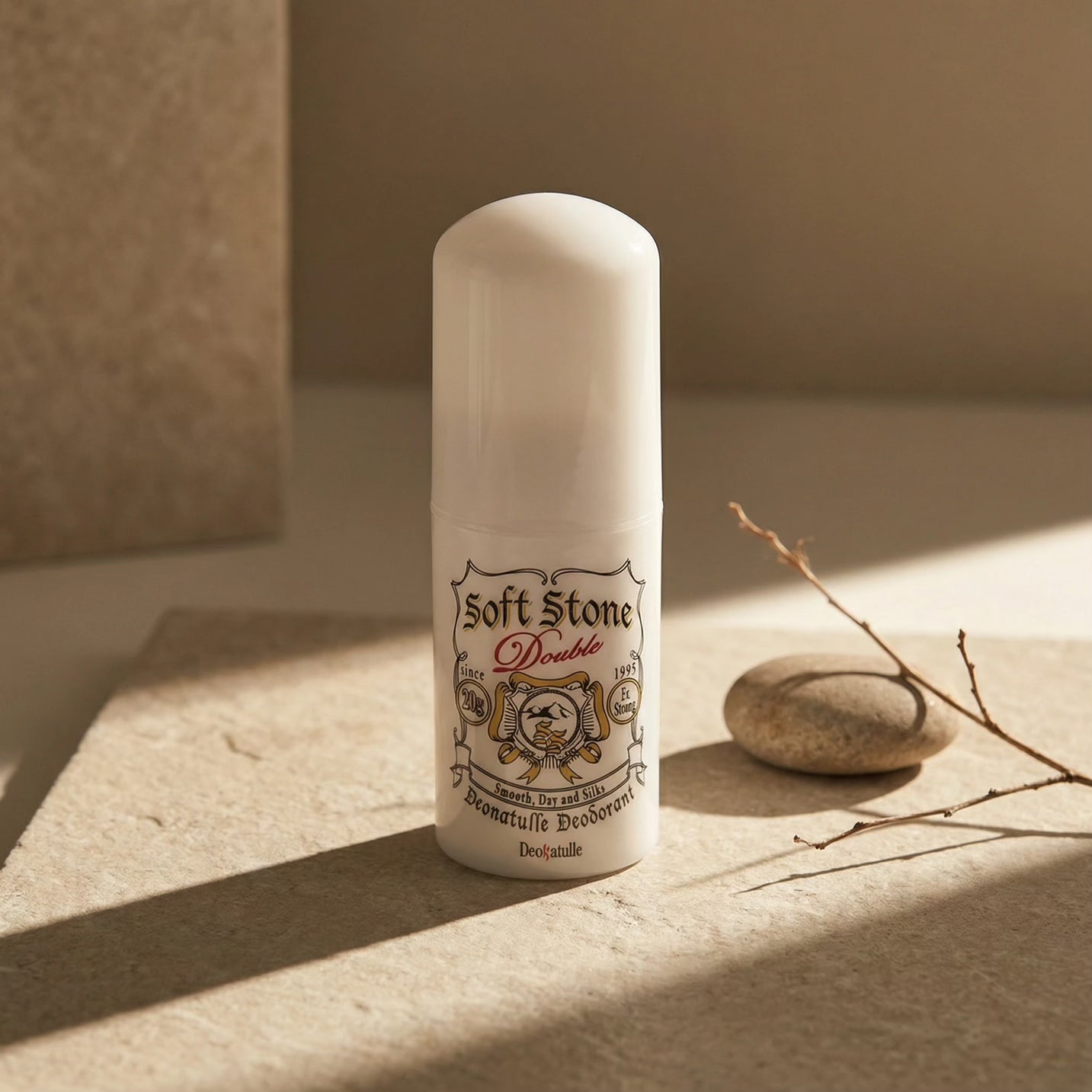 Deonatulle Soft Stone Double Deodorant Antiperspirant Stick 20g