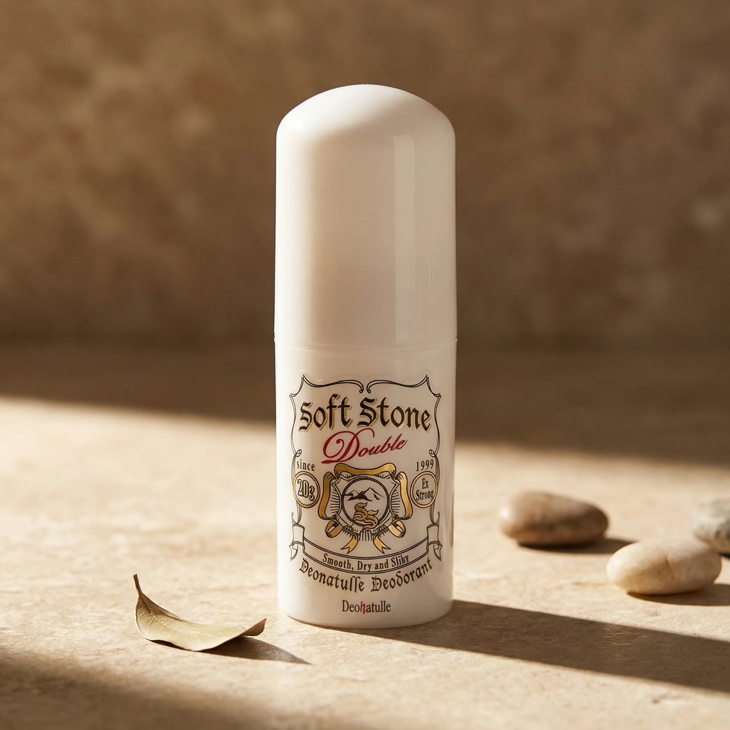 Deonatulle Soft Stone Double Deodorant Antiperspirant Stick 20g