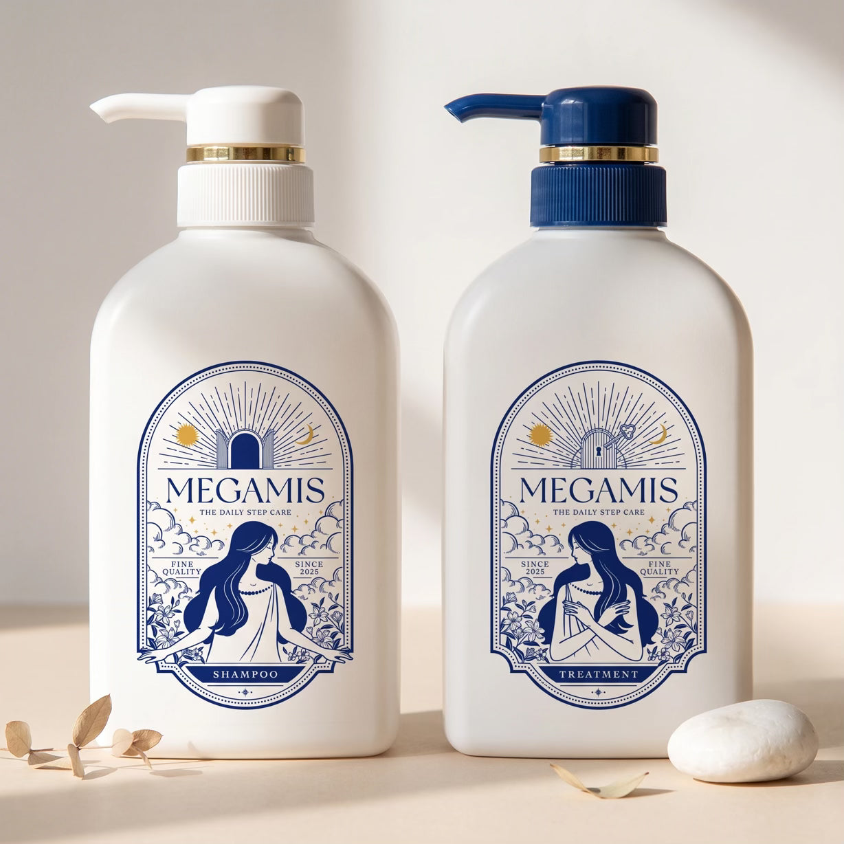 LION Megamis Shampoo & Treatment Set (440ml Each)