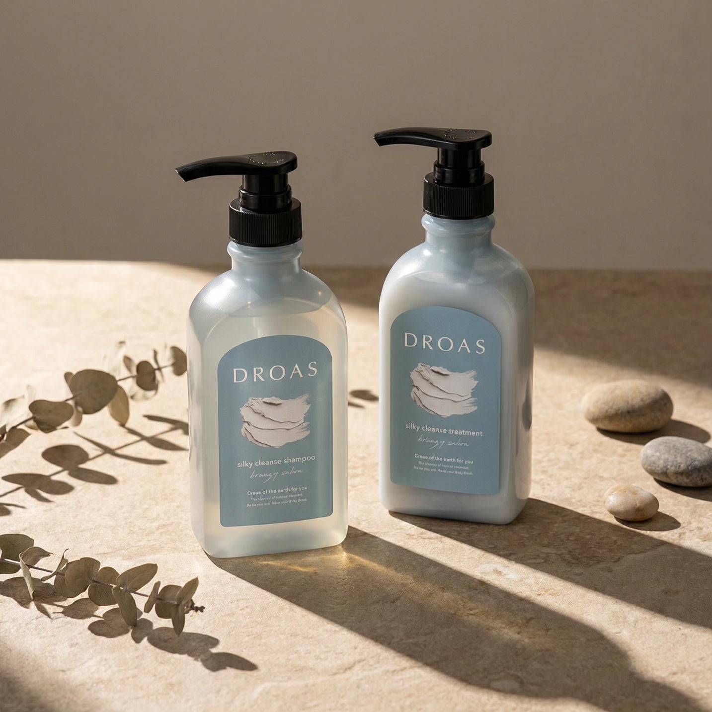 Droas Silky Cleanse Shampoo & Conditioner Set (400ml Each)
