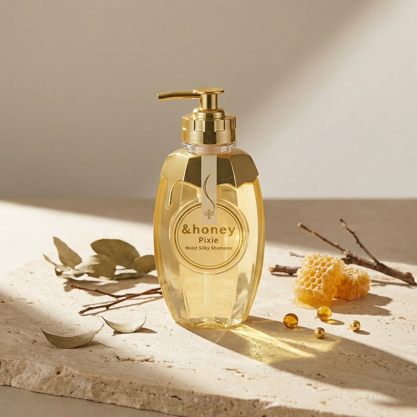 & Honey Pixie Moist Silky Shampoo & Treatment Set 440ml Each