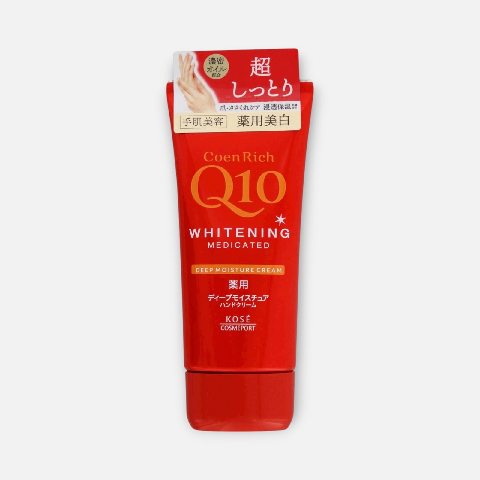 Kose Coenrich Q10 Whitening Deep Moist Medicated Hand Cream 80g