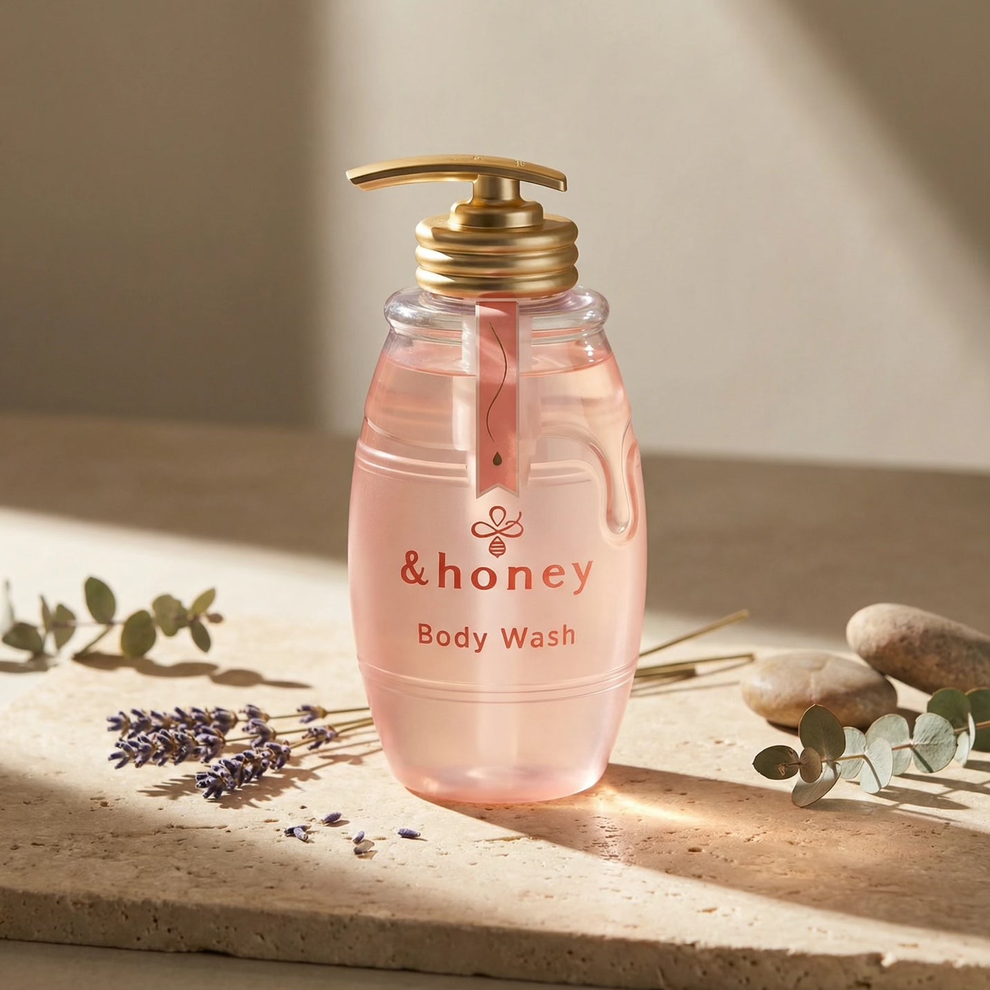 & Honey Melty Moist Rose Body Wash 500ml