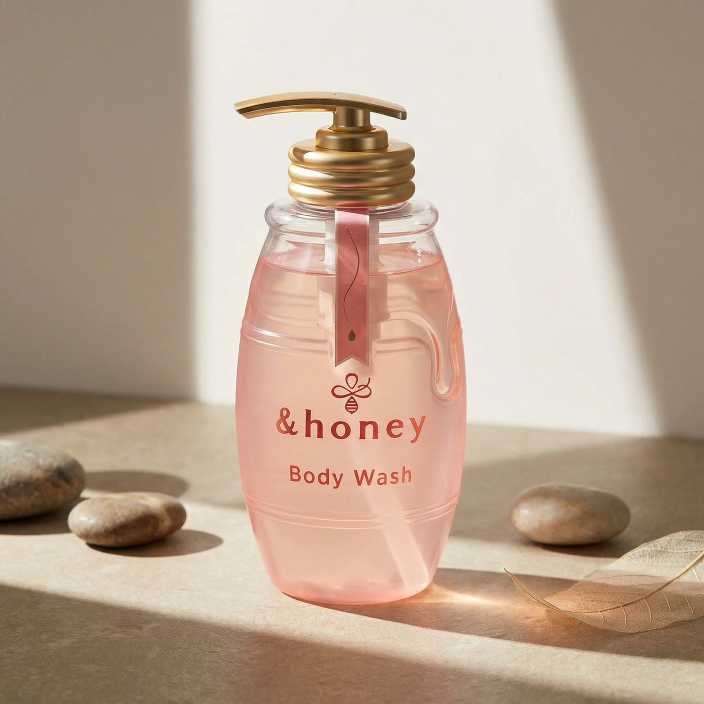 & Honey Melty Moist Rose Body Wash 500ml