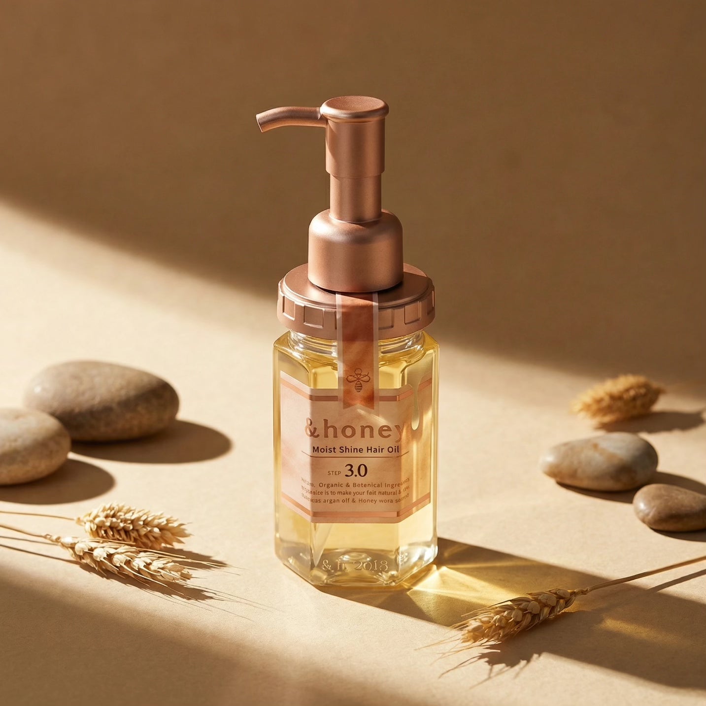 & Honey Moist Shine Hair Oil 100ml