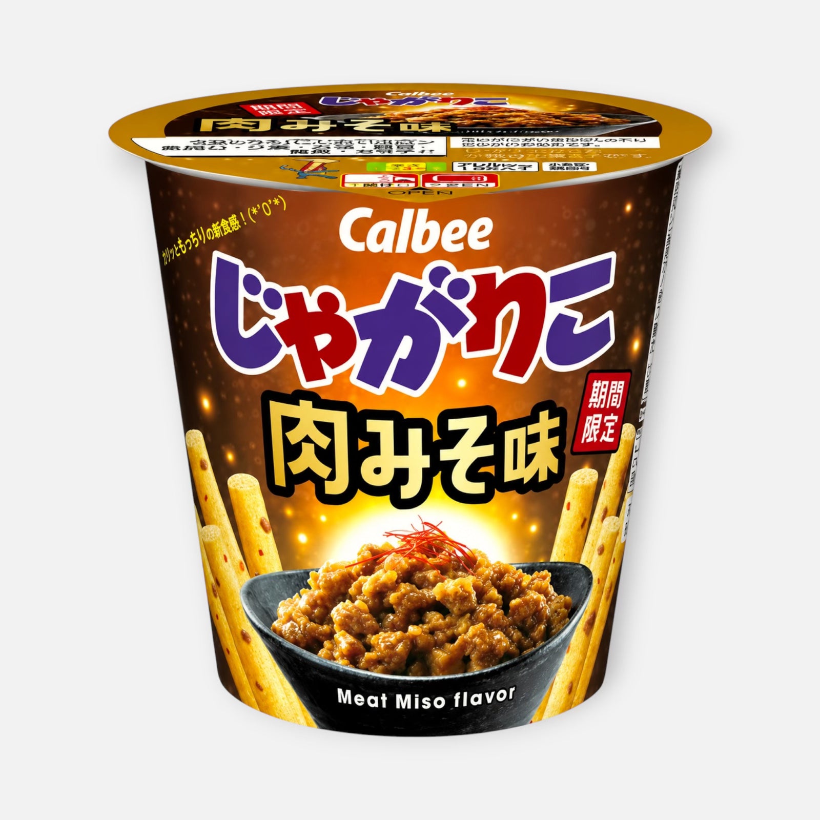 Calbee Jagarico Meat Miso Flavor 52g