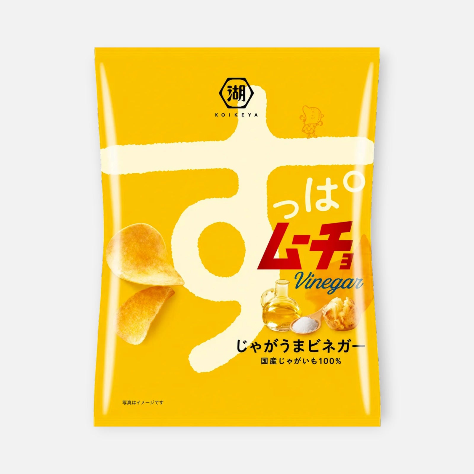 Koikeya Suppa Mucho Jaga-Uma Vinegar Potato Chips 55g