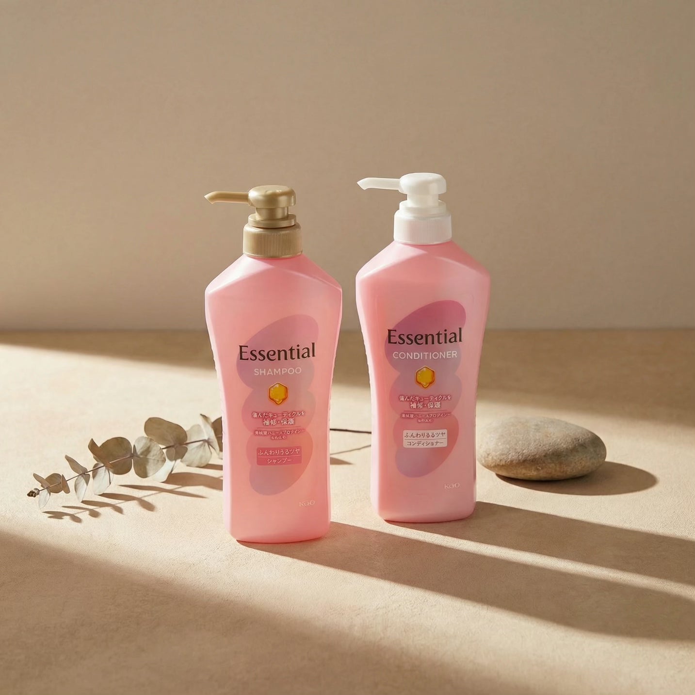 Kao Essential (Smooth) Shampoo & Conditioner Set (450ml Each)