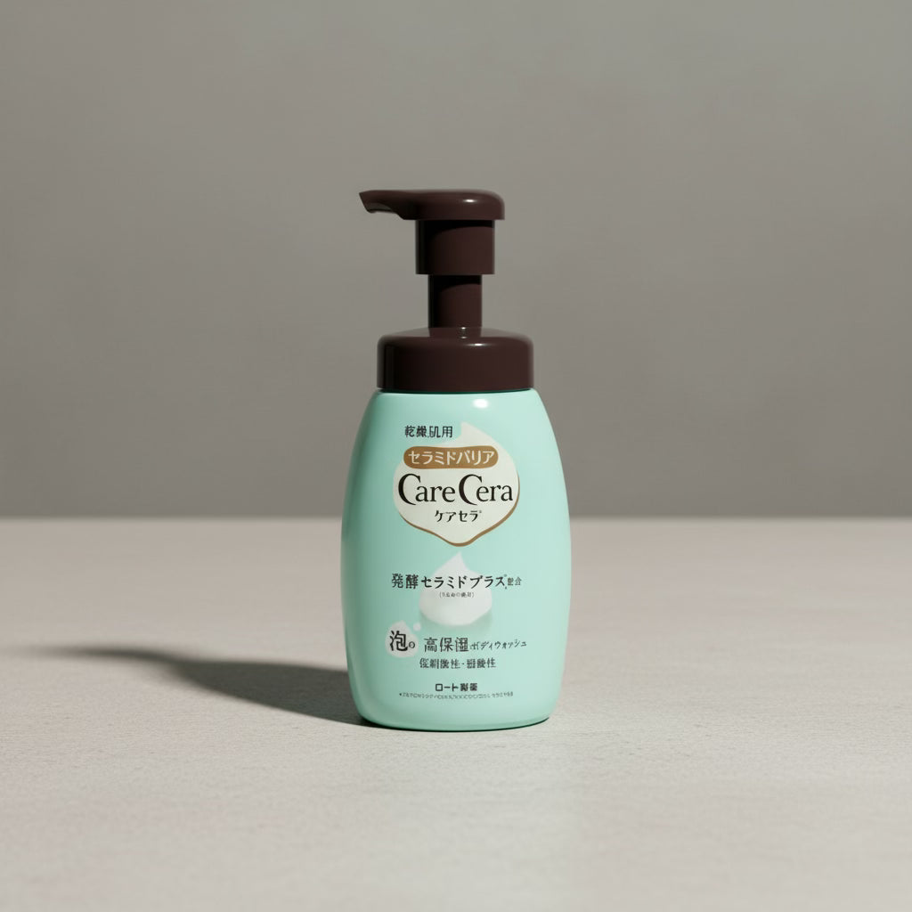 CareCera Foaming High Moisturizing Body Wash 450ml