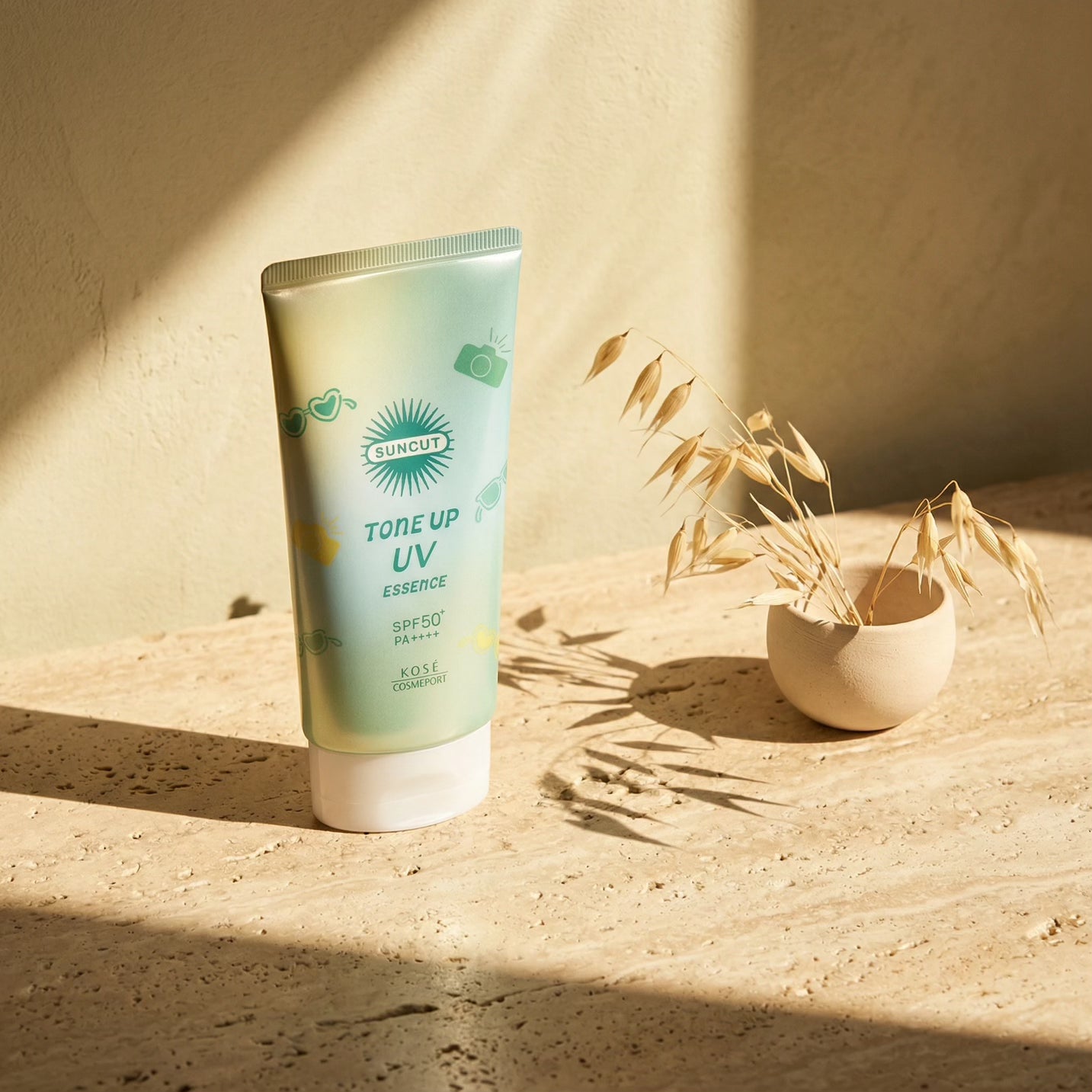 Kose SunCut Tone Up UV Mint Green SPF 50+ PA++++ 80g