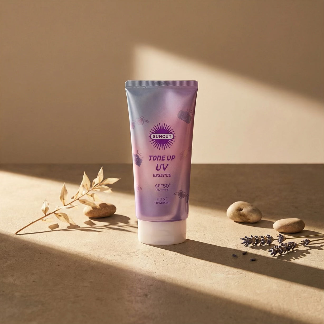 Kose SunCut Tone Up UV Lavender SPF 50+ PA++++ 80g