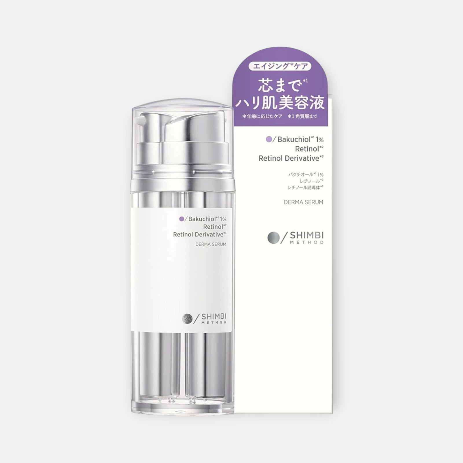 Shimbi Method Derma Serum Bakuchiol 1% Retinol Derivative 30ml 