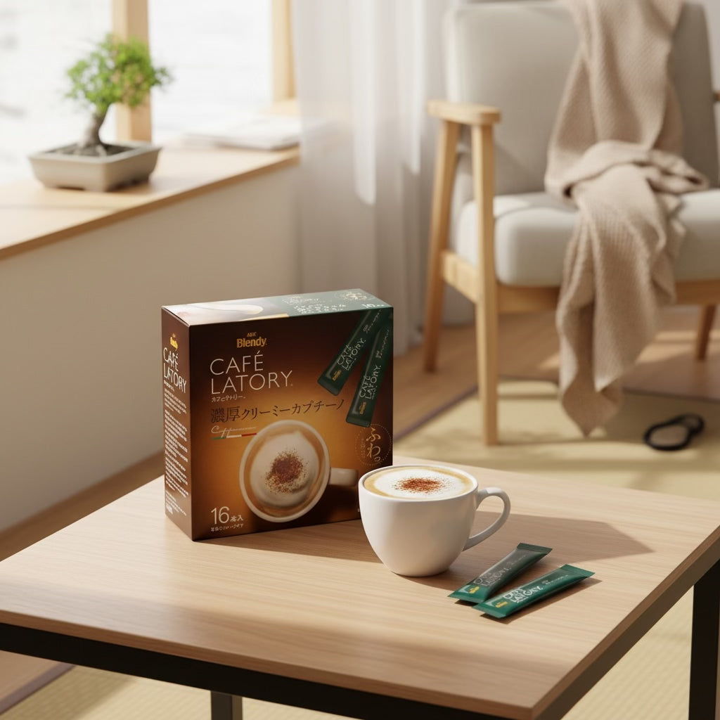 AGF Blendy Sticks Café Latory Creamy Cappuccino (Pack of 16)