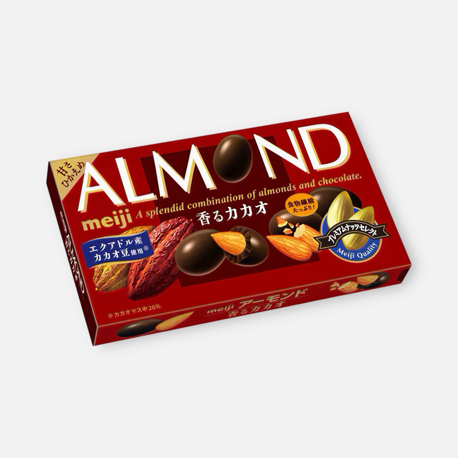 Meiji Almond Chocolate Rich Cacao 75g