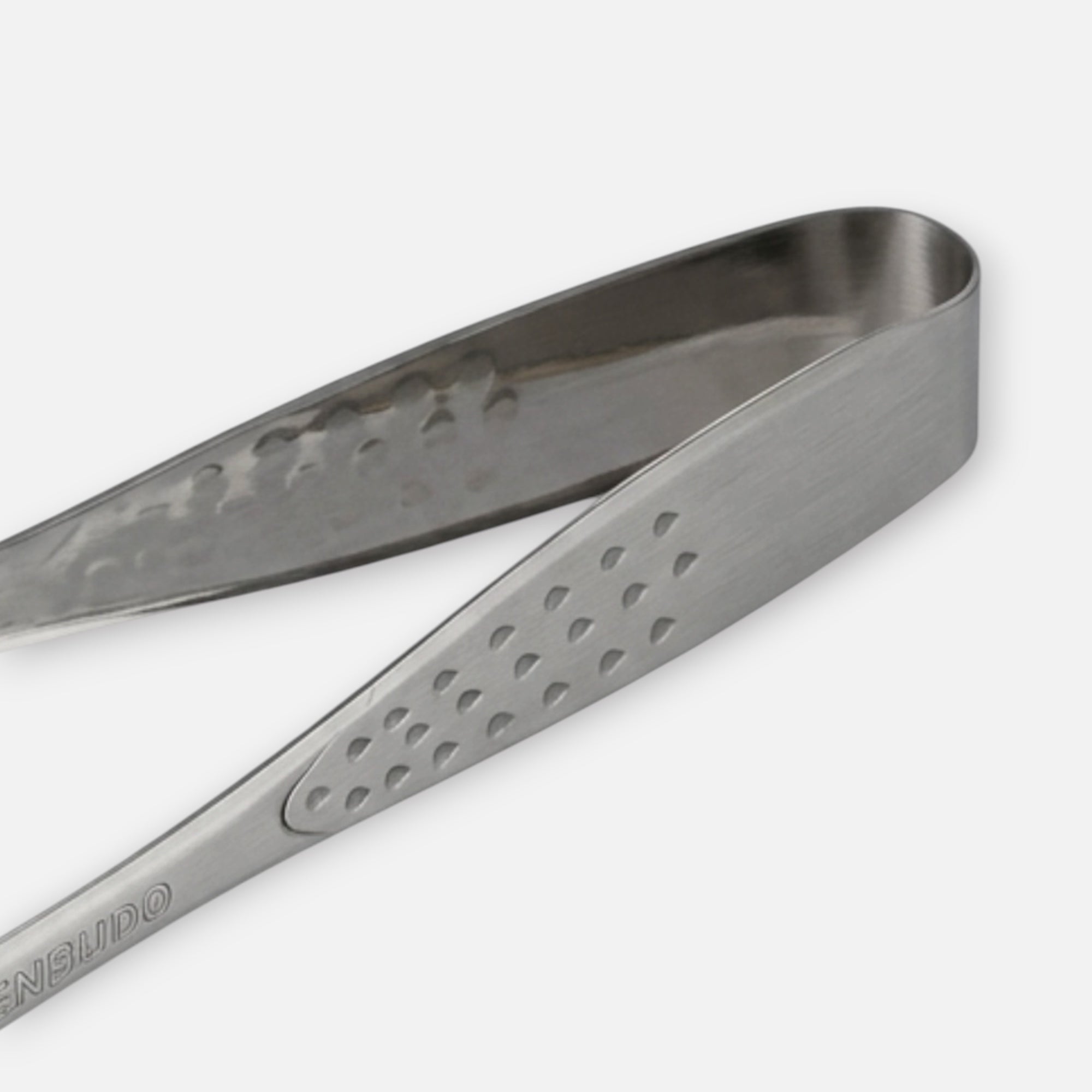 Shimomura Kihan Japanese Stainless Steel Kitchen Salad Tongs 20cm Non-Slip Grip