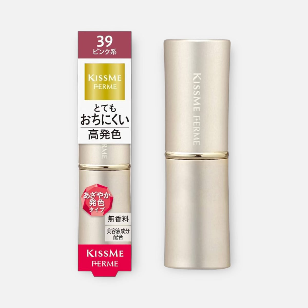 Kiss Me Ferme Proof Shiny Rouge Lip Color 3.8g (Various Shades)