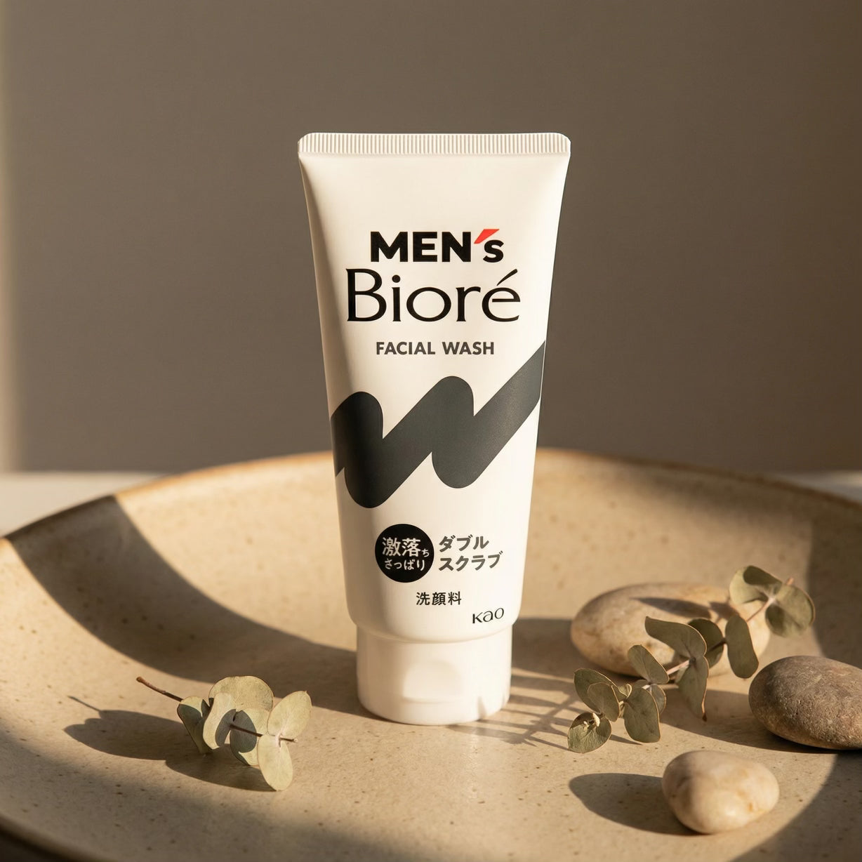 Biore Men's Double Scrub Facial Cleanser 130g
