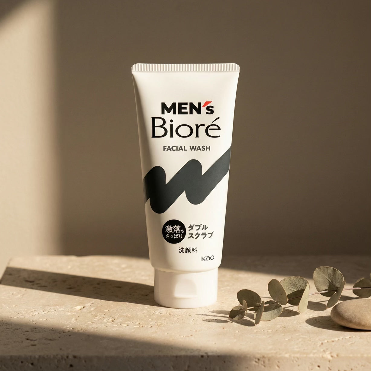 Biore Men's Double Scrub Facial Cleanser 130g