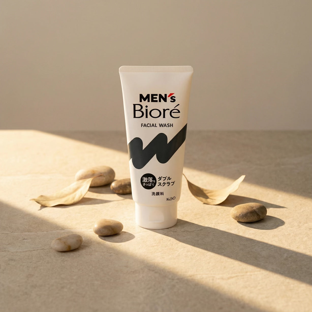 Biore Men's Double Scrub Facial Cleanser 130g