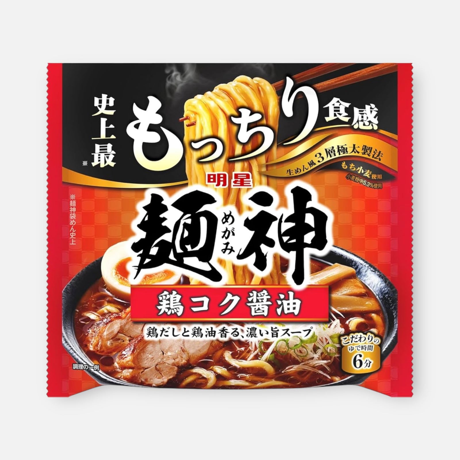 Miojo Foods Megami Rich Chicken & Shoyu Mochi Instant Noodle 115g