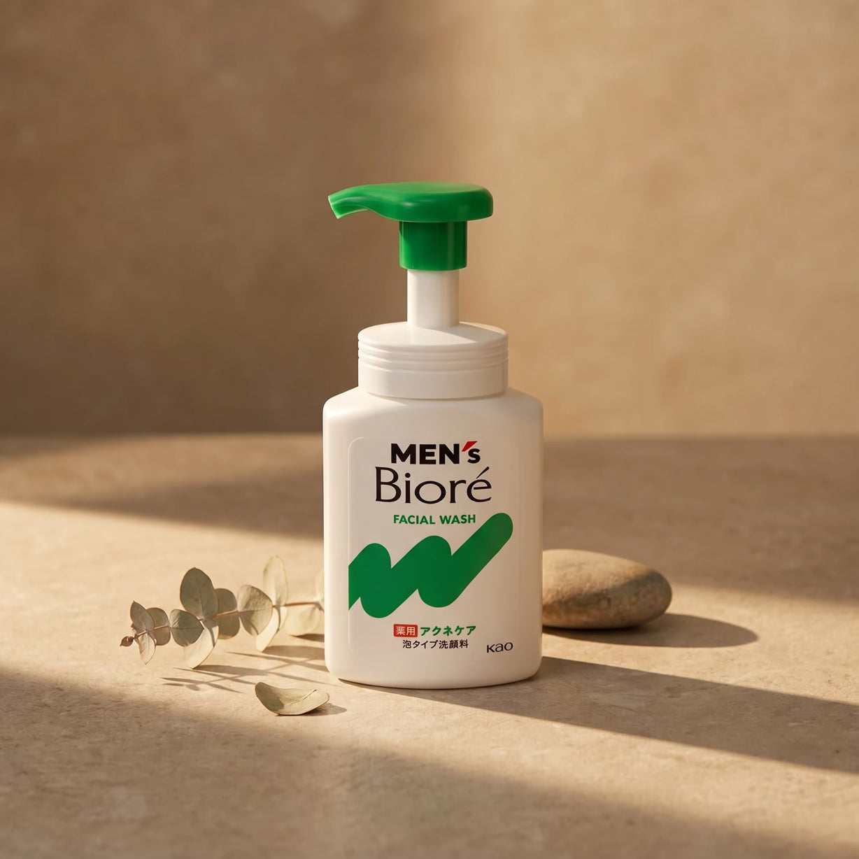 Biore Men's Acne Care Facial Foam Cleanser 150ml