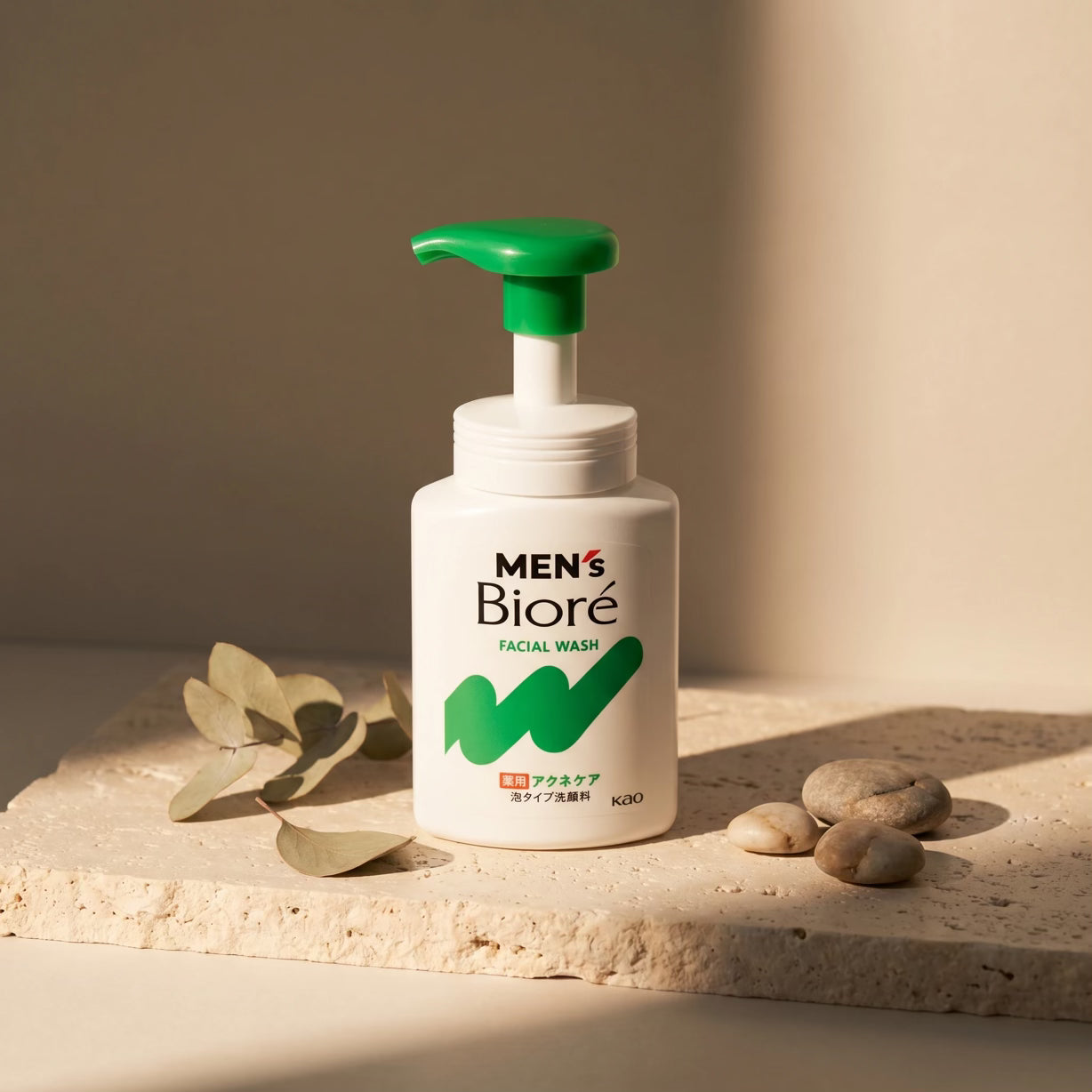 Biore Men's Acne Care Facial Foam Cleanser 150ml