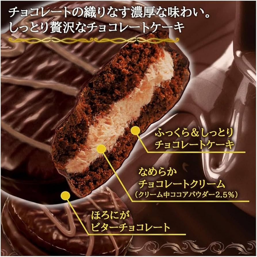 Morinaga Rich Gateau Chocolat (6 units)