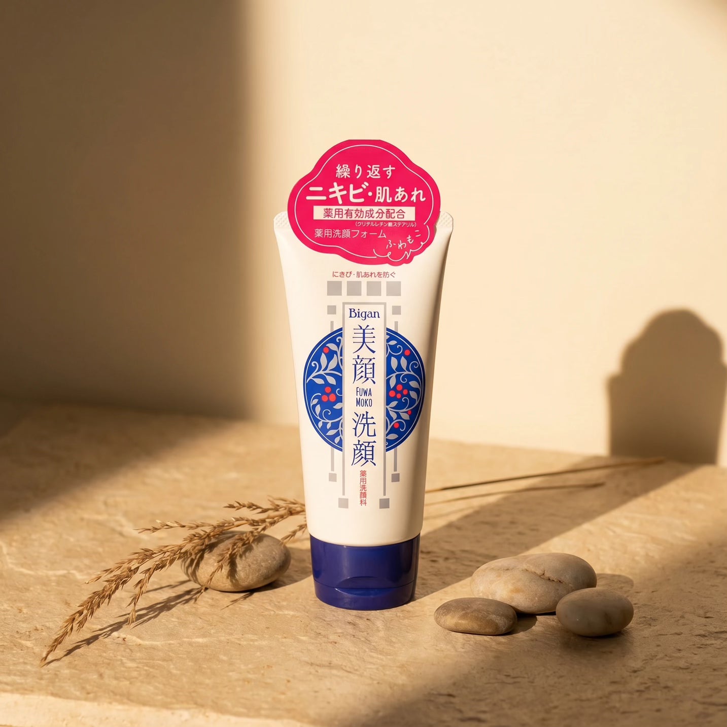 Meishoku Bigansui Acne Care Foam Face Cleanser 120g