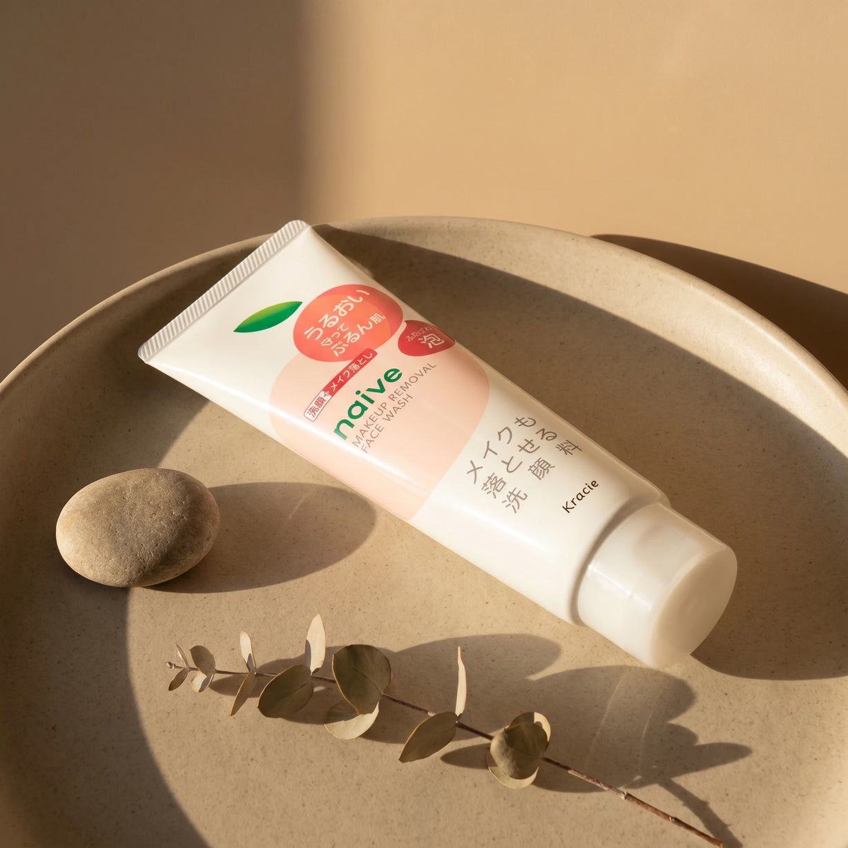 Kracie Naive Face Wash Foam Peach Leaf Extract 120g/180g