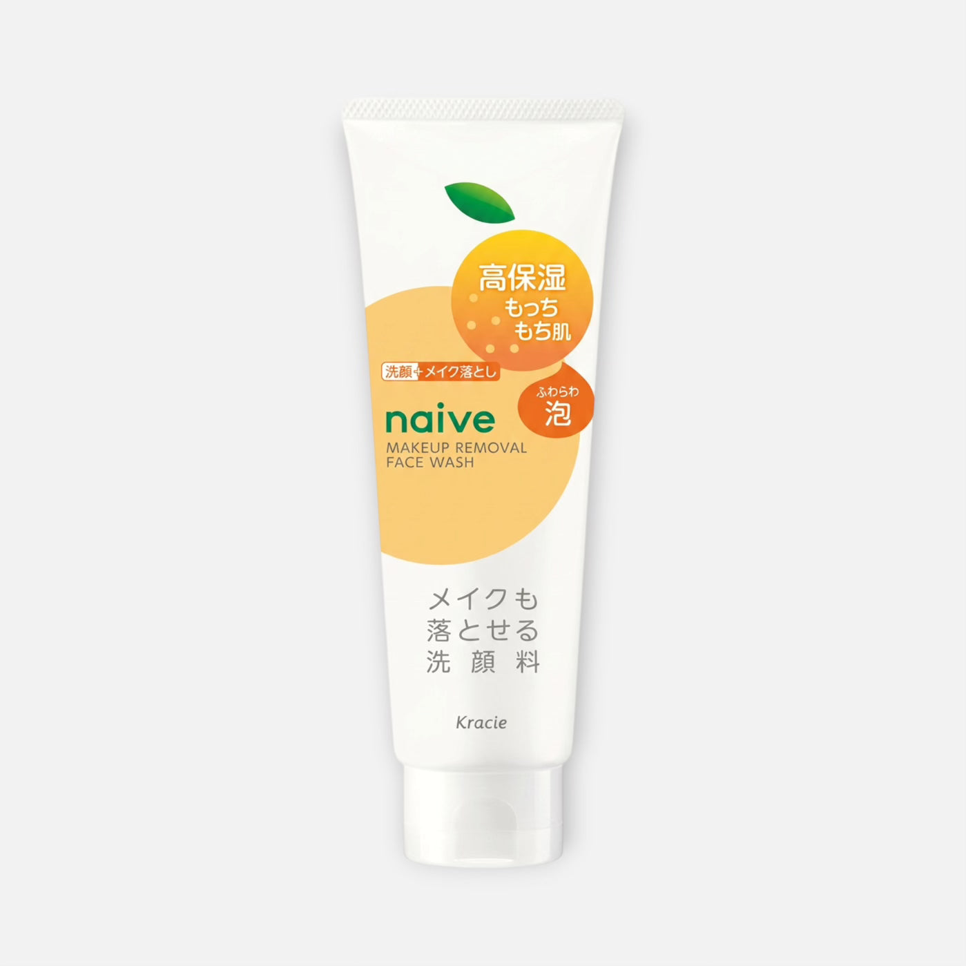 Kracie Naive Face Wash Foam Yuzu Ceramide 120g/180g