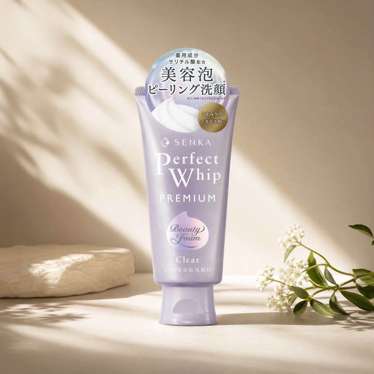 Shiseido Senka Perfect Whip Premium Clear 120g