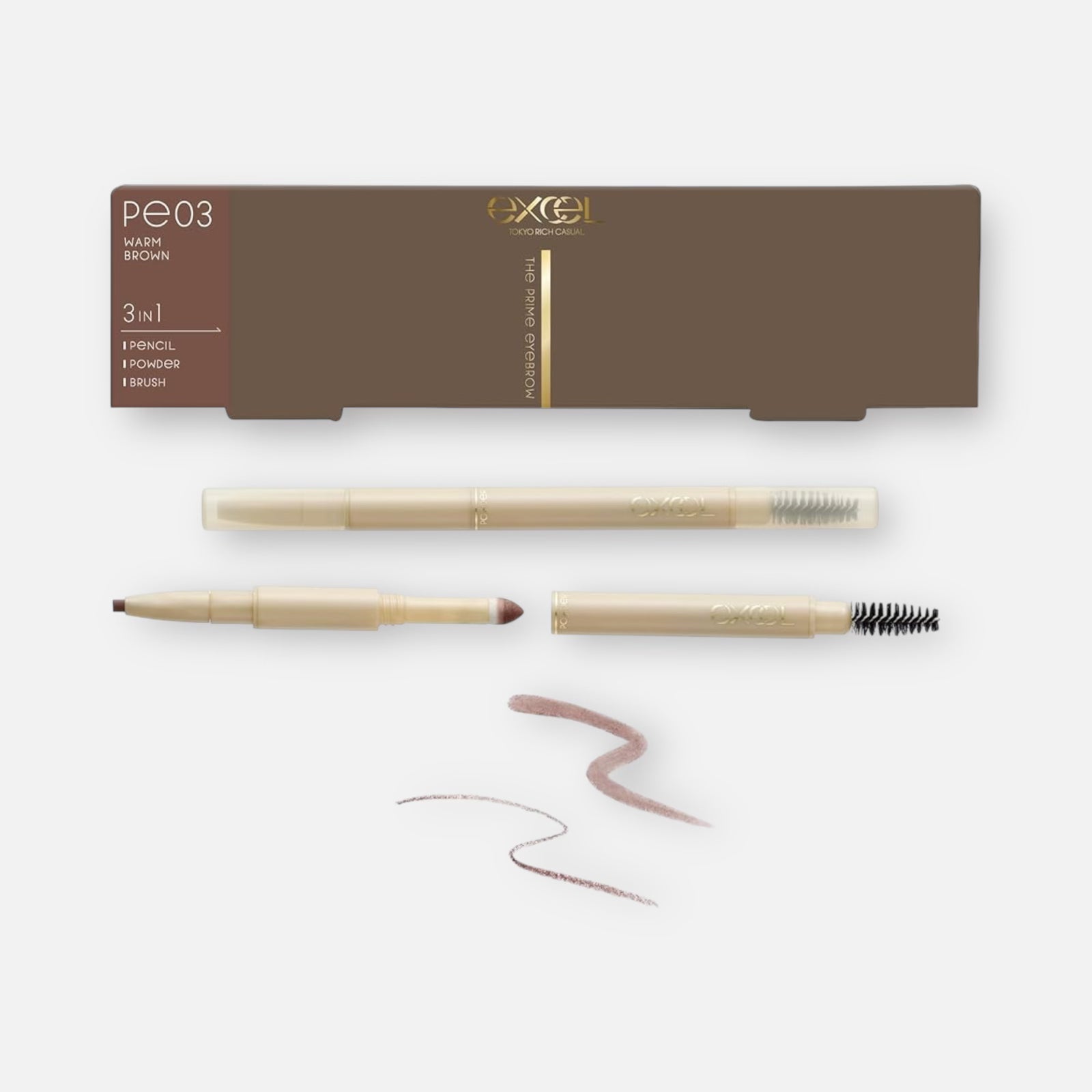 Excel The Prime Eyebrow (Various Shades)