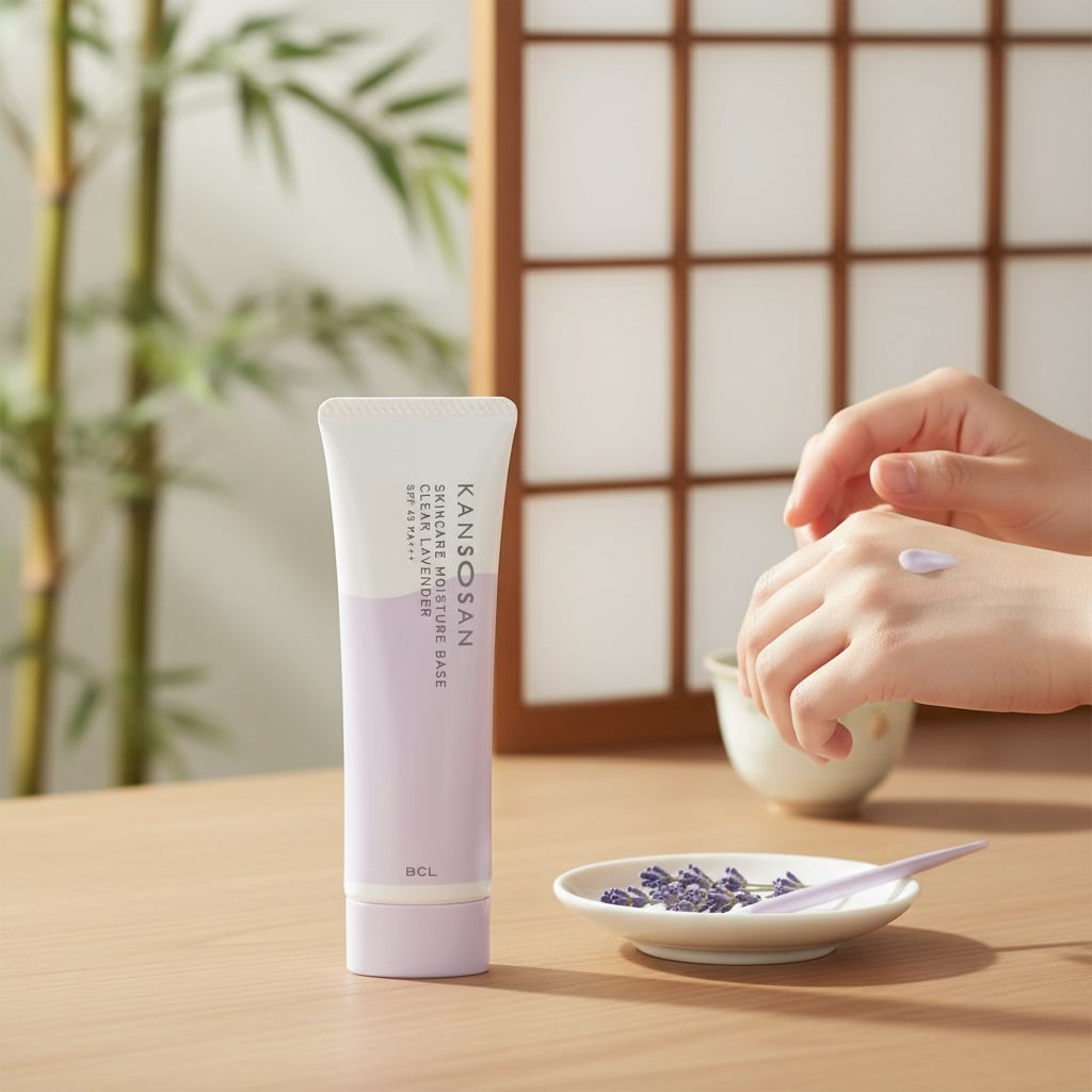 BCL Kansosan Skincare Moisture Base Clear Lavender SPF45 PA+++ 30g
