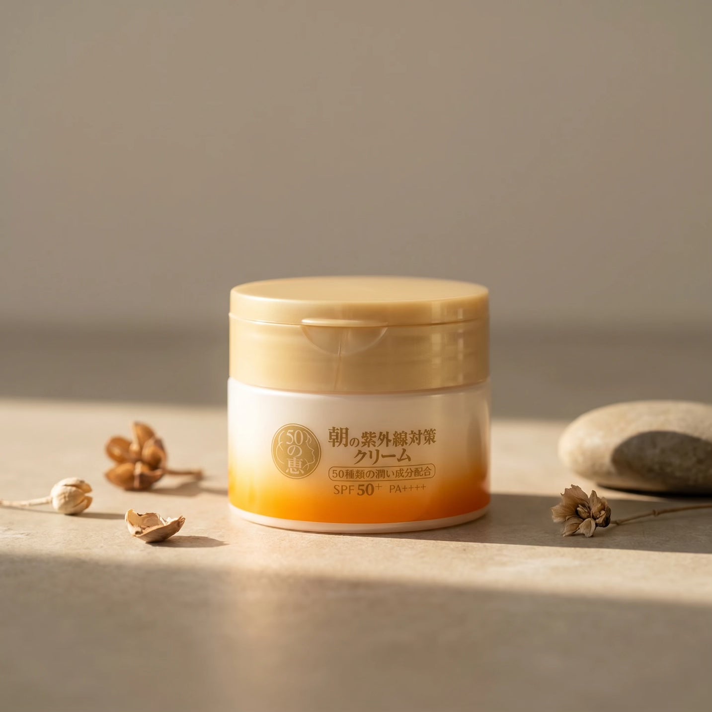 Rohto 50 No Megumi Anti-UV Lifting Cream SPF50+ PA++++ 90g