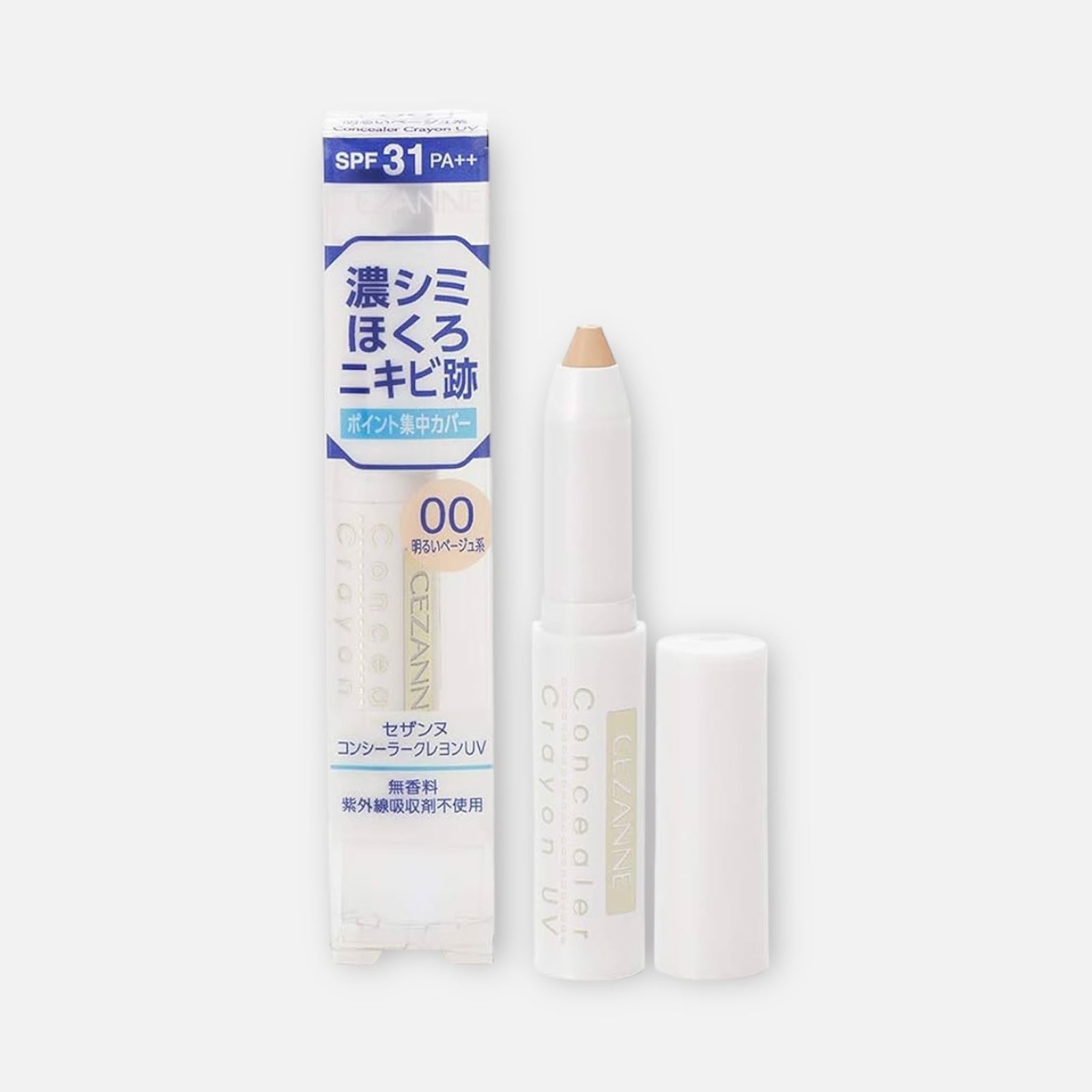 Cezanne Colorcealer Crayon UV SPF31 PA++ 1.8g (Various Shades)