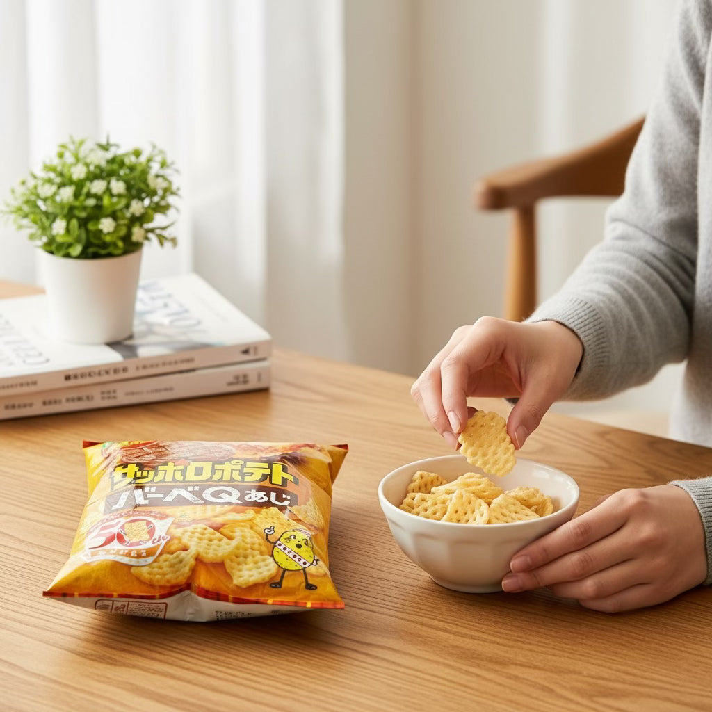 Calbee Sapporo Potato Barbecue Flavor 72g