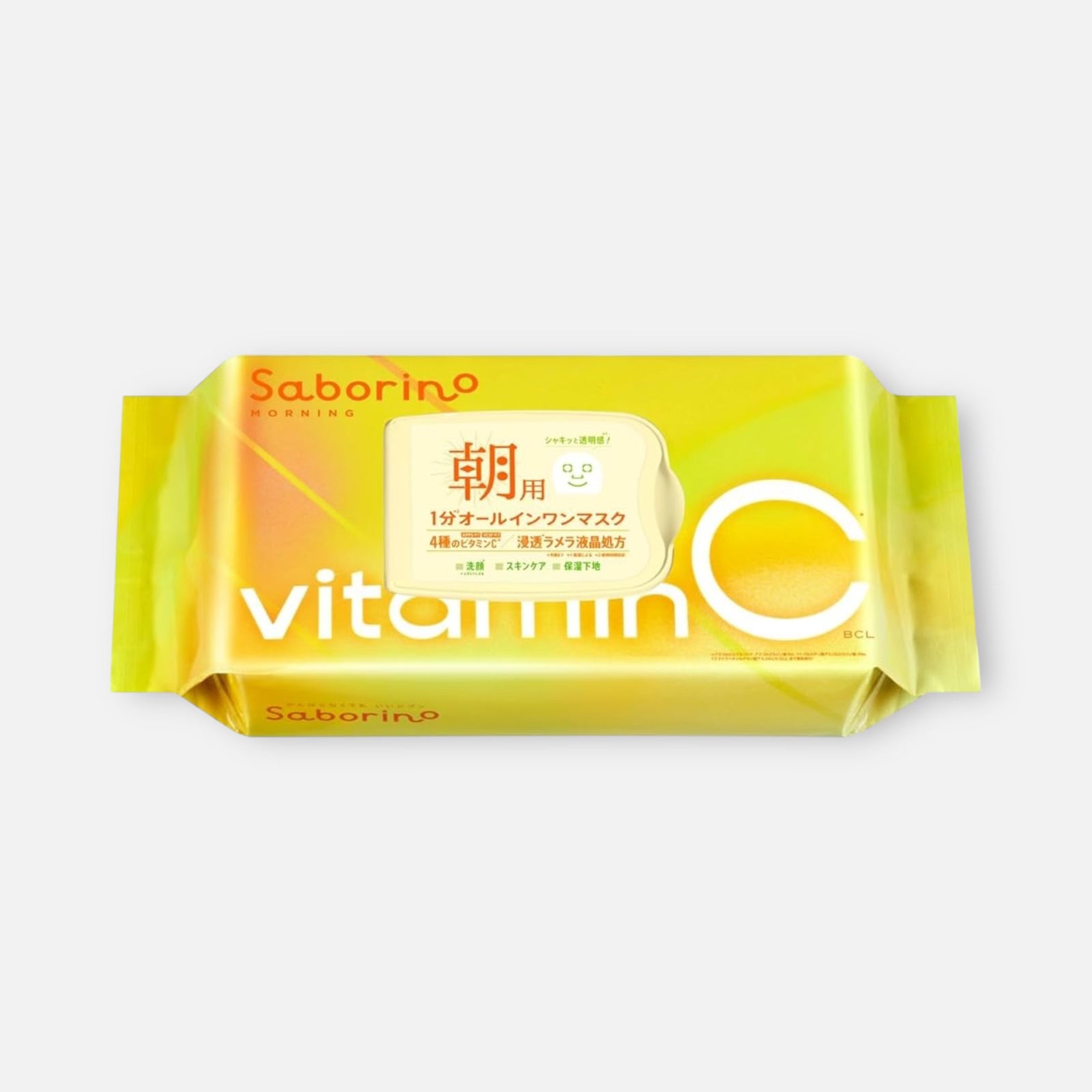 Saborino Vitamin C Morning Face Mask (Vita Citrus) (30 Sheets)