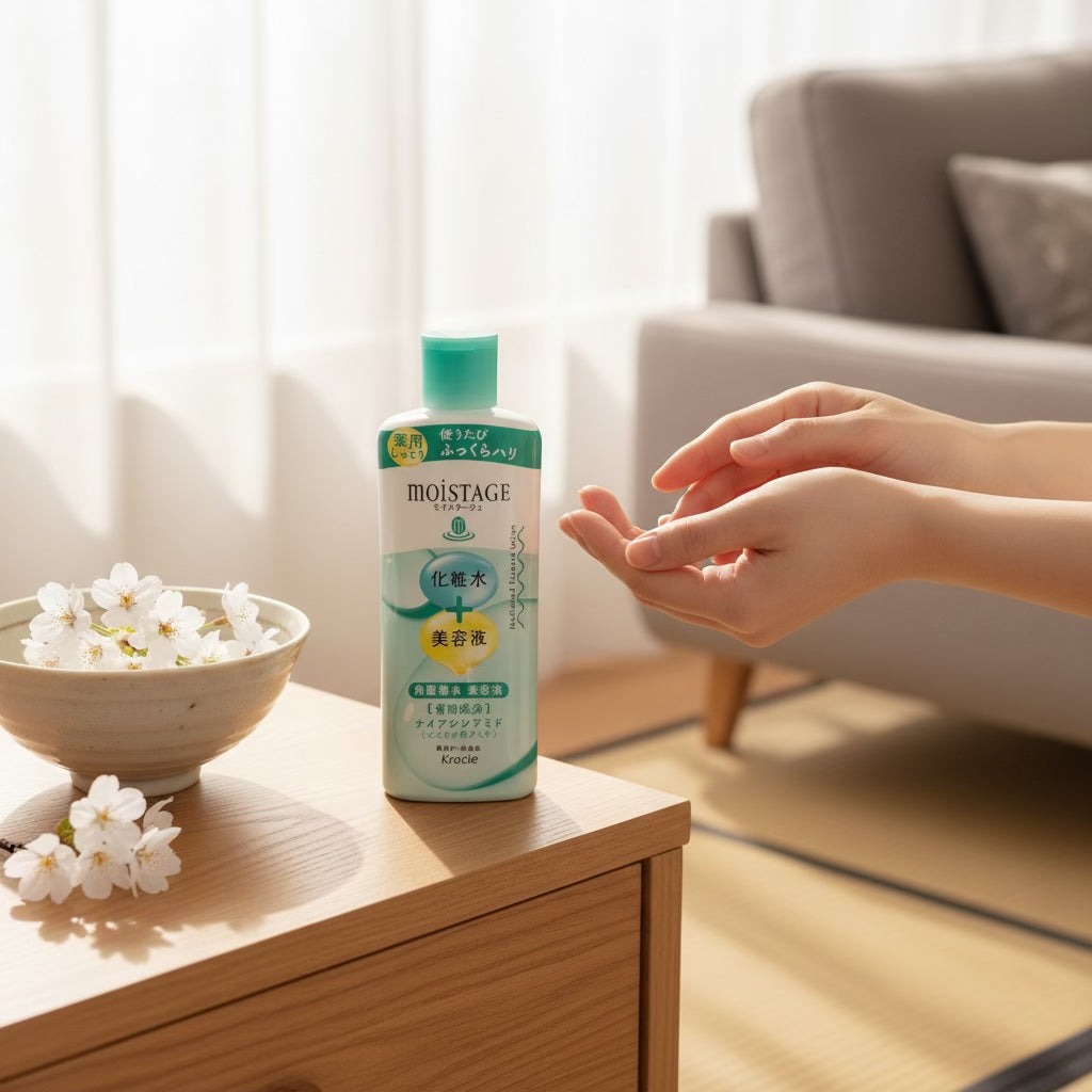 Kracie Moistage Medicated Essence Lotion 210ml