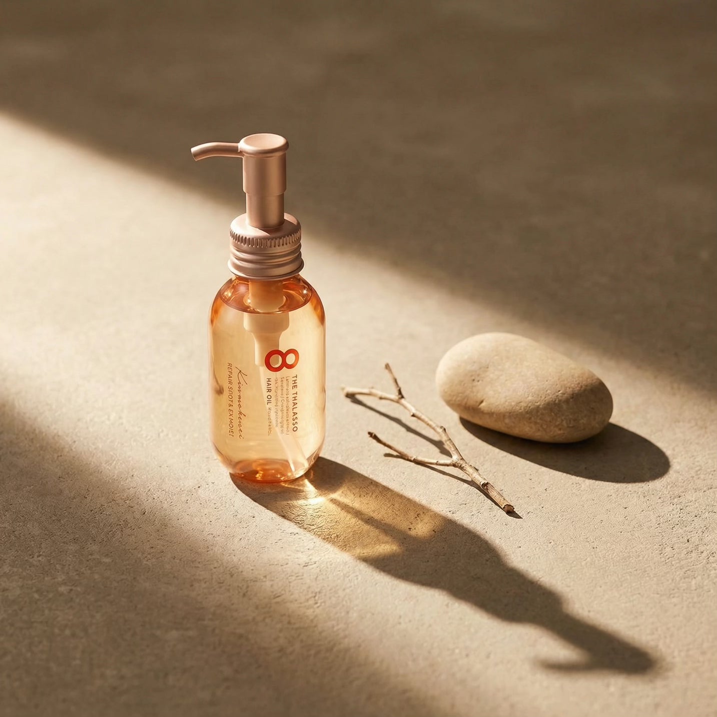 8 The Thalasso Hair Oil Kinmokusei Repair Shot & EX Moist 100ml