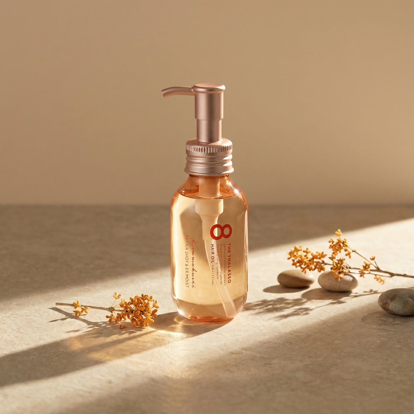 8 The Thalasso Hair Oil Kinmokusei Repair Shot & EX Moist 100ml