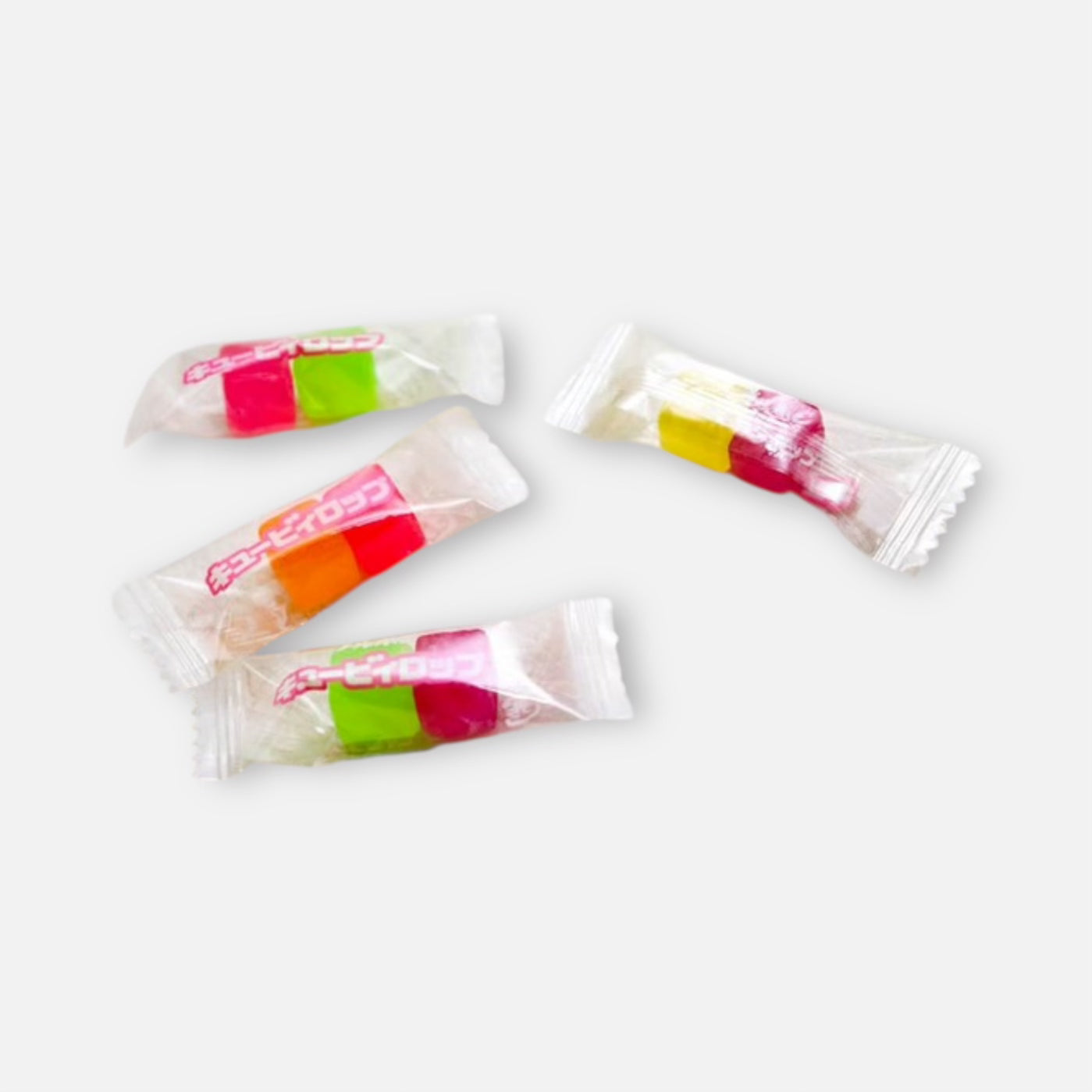 Bourbon Cuby Rop Assorted Fruit Candy 100g