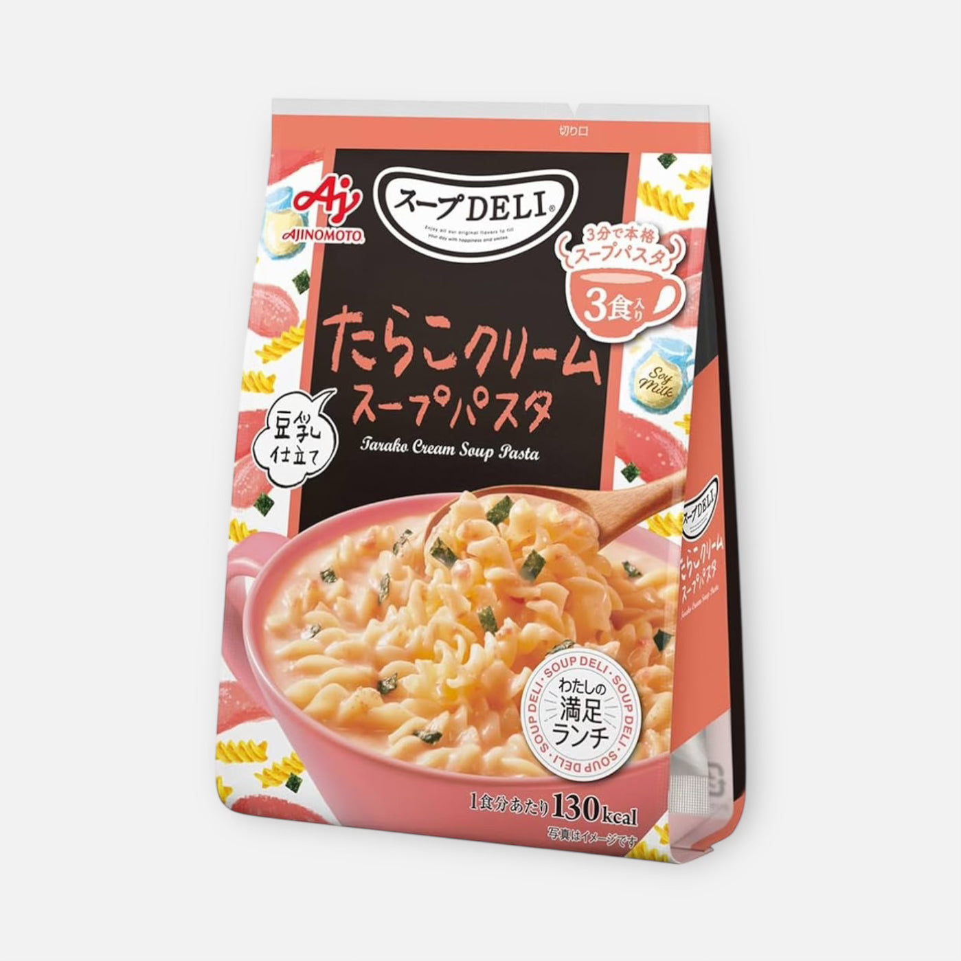 Ajinomoto Soup Deli Salted Cod Roe (Tarako) 31.6g (3 units)