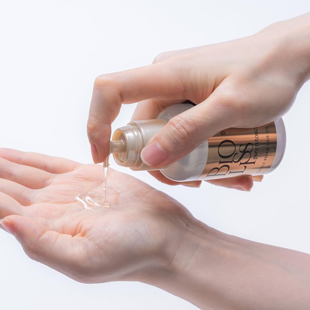 Kose Bioliss Pure Retouch Cuticle Repair Hair Oil 80ml